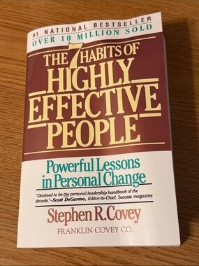 Franklin Covey The 7 Habits of Highly Effective People - Brown & White